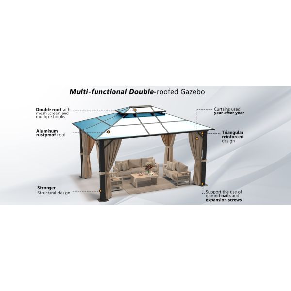 Gazebo Double Roof