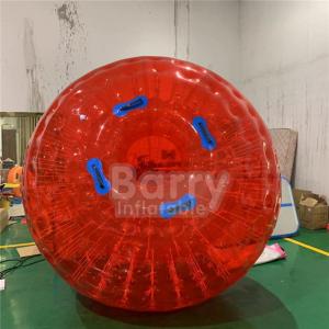 China Red Outdoor Inflatable Toys 0.8mm PVC / TPU Dia 2.5m 3m Grass Inflatable Zorb Ball on sale