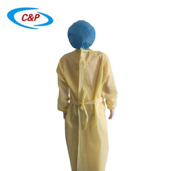 bulkbuy Medical Protective Equipment Level 2 Isolation Gown PP PE With Knitted Cuff