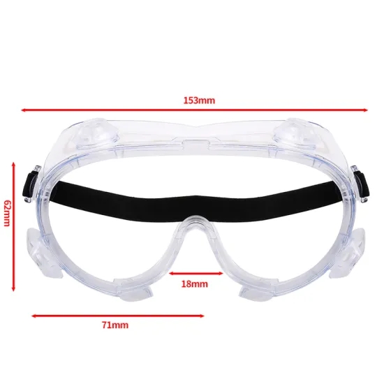 Clear Safety Surgical Medical Protective Goggles Glasses Head Mounted For Protective