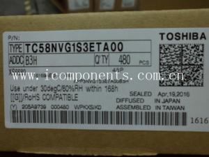China TC58NVG1S3ETA00  toshiba  Flash Memory 1Gb 3.3V SLC NAND Flash Serial original new wholesale