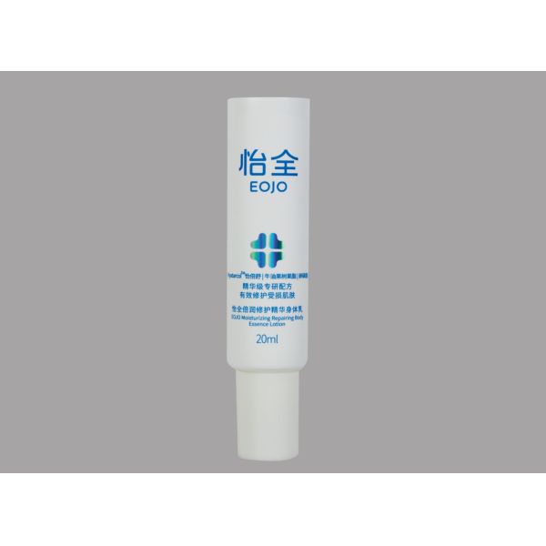 D25mm 20-60ml Custom Soft Plastic Cream Tube Packaging With Screw On Cap