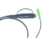 IP SC Simplex Harsh Environment Cable Dust Cap To SC Connector 5.0mm Cable