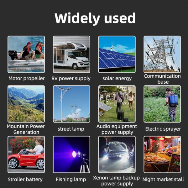 12V 200AH High Power RV Lithium Battery For Marine Propeller Handybrite Solar