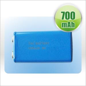 China High Capacity Lithium Ion Cylindrical Battery 350mAh 9V Rechargeable wholesale