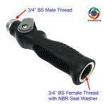 Telescopic Soft Rain Wand With Thumb Control & Swivel Head