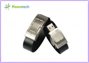 China Leather wristband personalized 32gb usb 2.0 flash drive 10-22mb / s Speed on sale