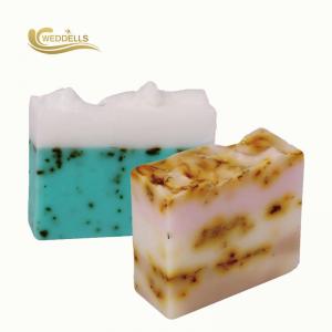 China Seaweed Oil Natural Face Soap Bar Flower Scents Fragrance Handmade Face Soap wholesale