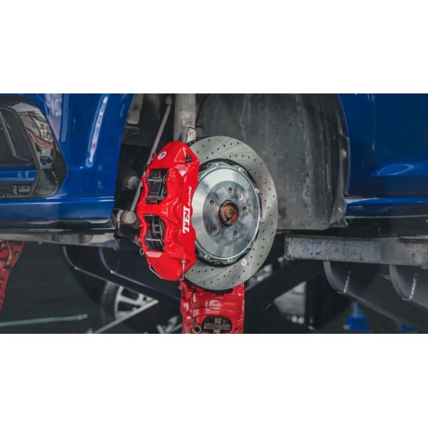 Front 6 Piston And Rear 4 Piston Caliper With E-brake Caliper BBK Auto Brake System For Volkswagen Golf R 19 Inch Rim