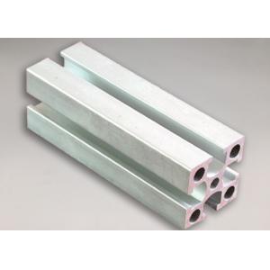 China Silver White Electrophoresis Aluminium Moulding Profiles , Aluminum Extruder wholesale
