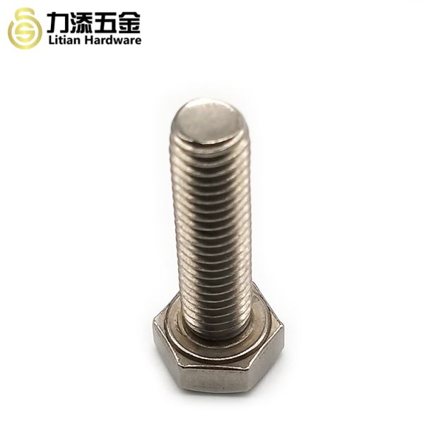 DIN933 DIN931 A2 A4 types hex cap set screw hex head stainless steel screw SS304 SS316 hexagonal bolt nut