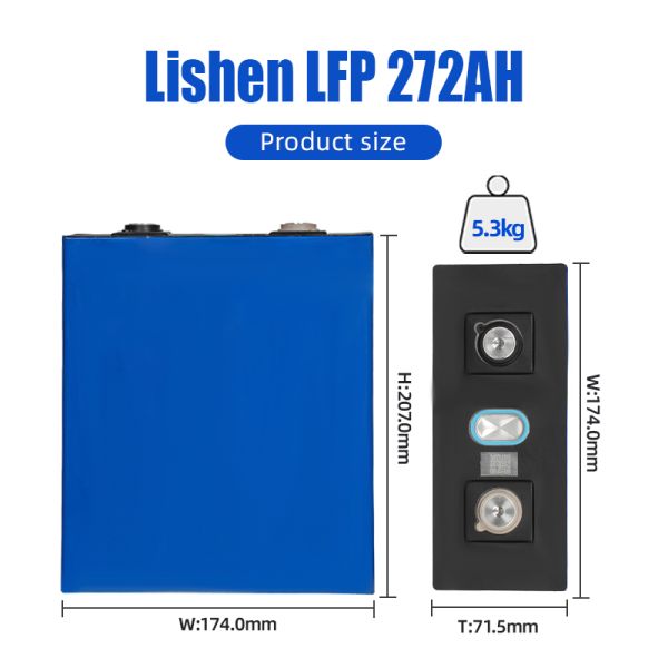 Lithium Iron Phosphate Lifepo4 Power 3.2V271Ah 280ah 310ah Lithium Ion Solar Battery Lithium 48V 60V battery cell