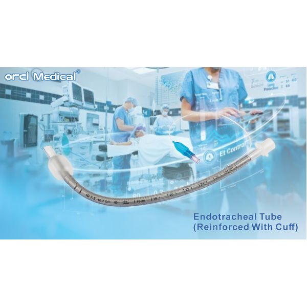 Nasal Preformed Endotracheal Tube Transparent Reinforced Endotracheal Tube Cuffed For Hospital Surgical Anesthesia Consumables Usage