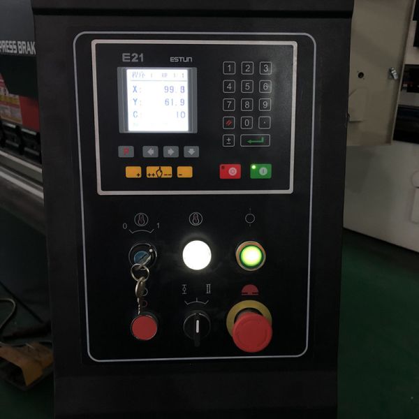 E21 Controller Aluminium Press Machine Sheet Metal Hydraulic Press Brake Folding Machine 3kw 1600mm