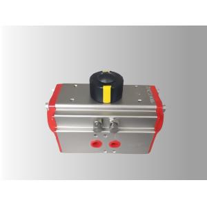 China 90 Rotation Rack Pinion Pneumatic Actuator Silver Colour Actuator Body on sale