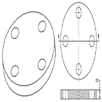 Steel Flange, Blind Flanges ANSI B16.5 / ANSI B16.47 , DIN2527 / DIN2566 , BS4504 / BS4504