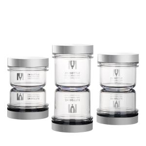 China 50ml Empty Plastic Jars With Lids , Transparent Plastic Beauty Containers on sale