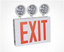 China Wall Mounting Approved LED Exit Light White Powder Coated Finish on sale
