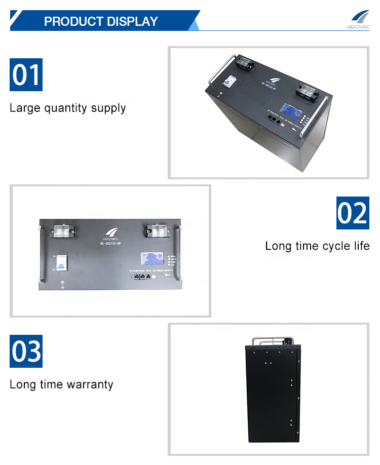 Headway 48V200Ah Lithium Battery for Telecom Lithium Battery 48V200Ah 5U Lithium Battery Pack