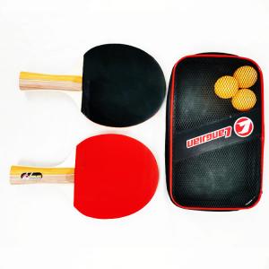 China Pure Wood Table Tennis Racket Set Portable For Leisure wholesale